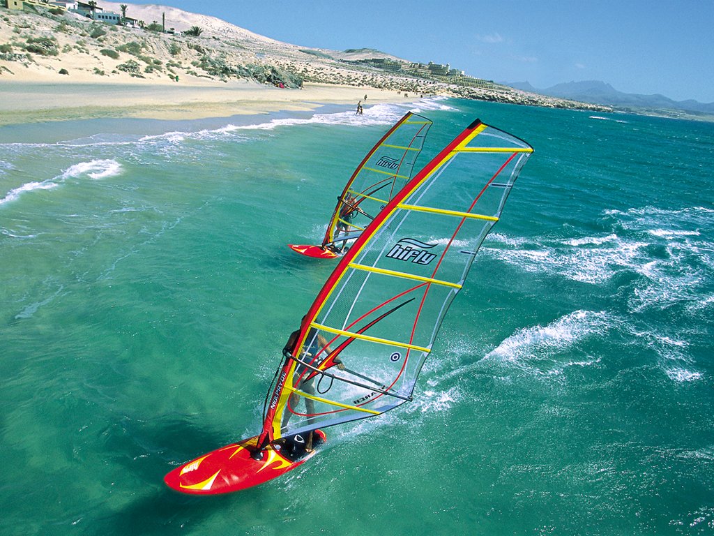 Wind Surfing Ocean Beach San Diego California USA