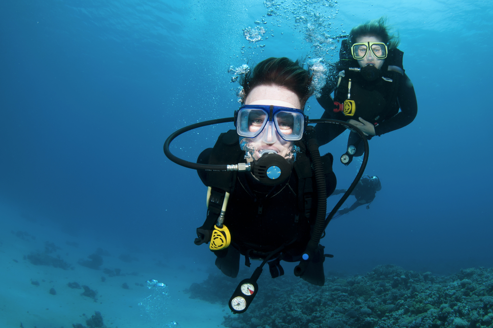 scuba diving lagos portugal divers algarve dive water coral