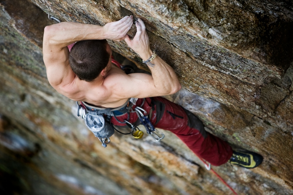 Rock Climbing Sabre Peak Darren Mountains Southland New Zealand