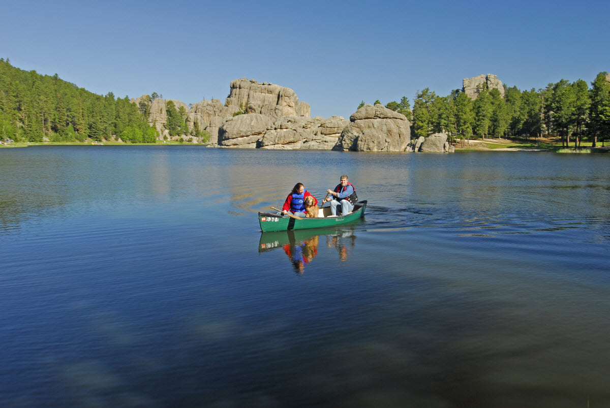 Kayaking Mammoth Lakes Yosemite National Park California USA