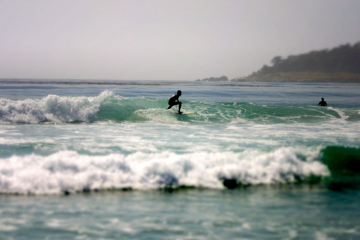 Surfing Pebble Beach Crescent City California USA