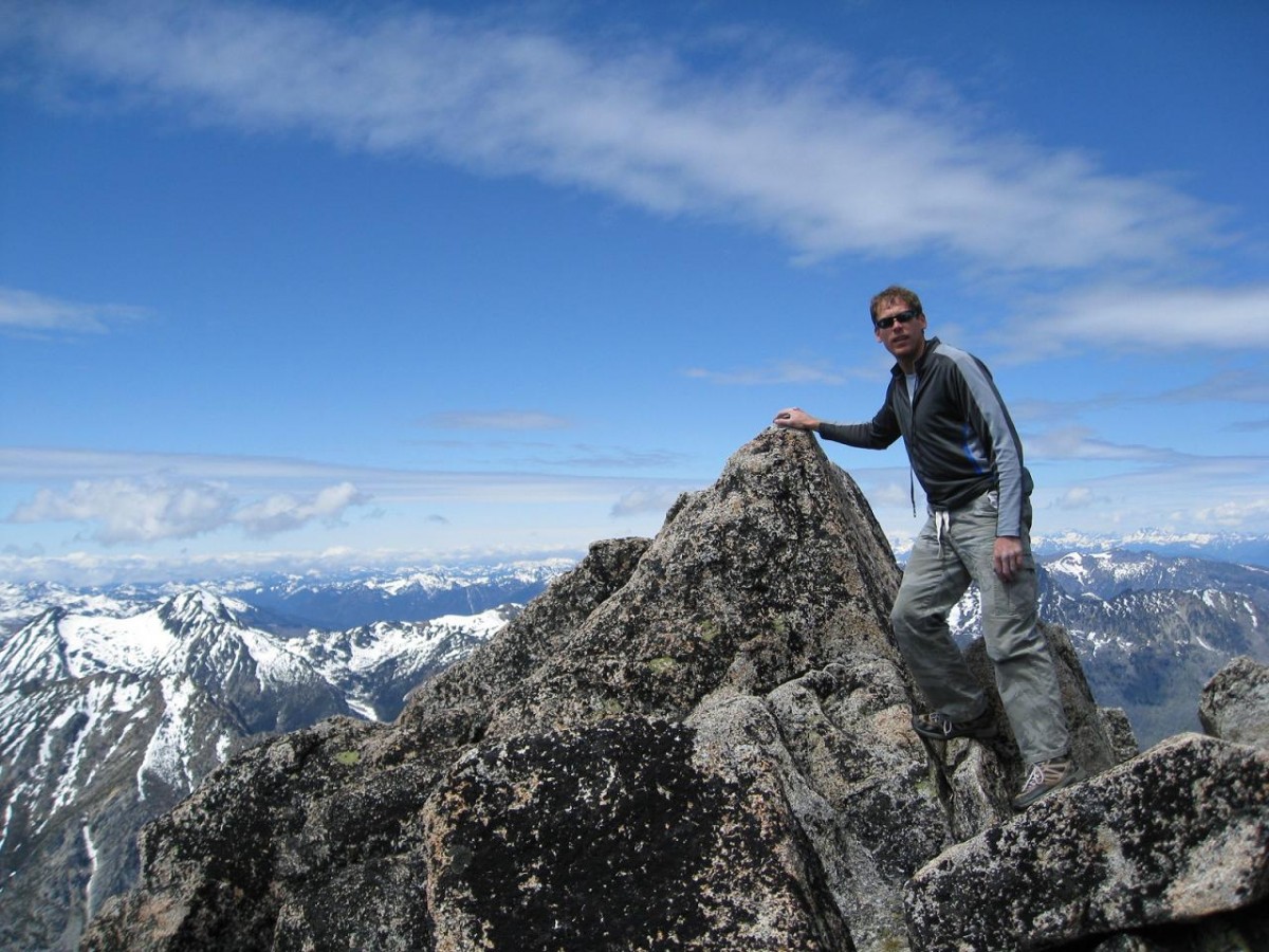 Rock Climbing Dragontail Peak Climb Wenatchee Washington USA