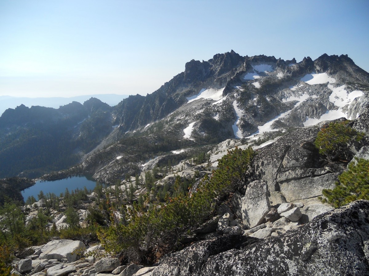 Rock Climbing Prusik Peak West Ridge Route Wenatchee Washington USA