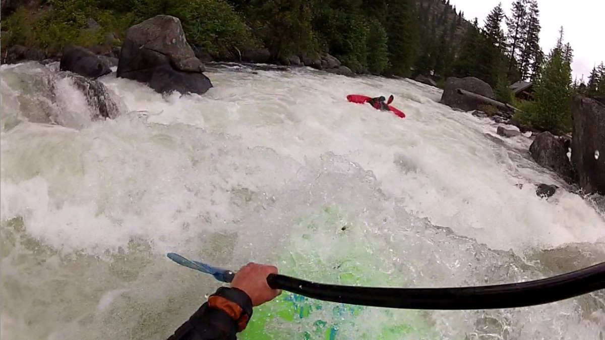 Whitewater Kayaking Icicle CreekSnow Creek Wenatchee Washington USA