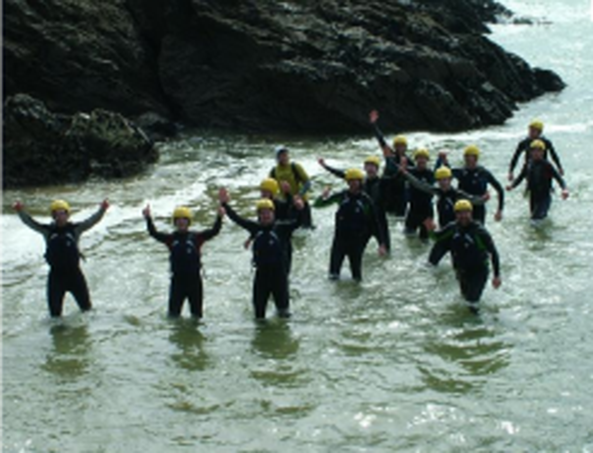 Cliff Diving Newquay Cornwall South West England United Kingdom