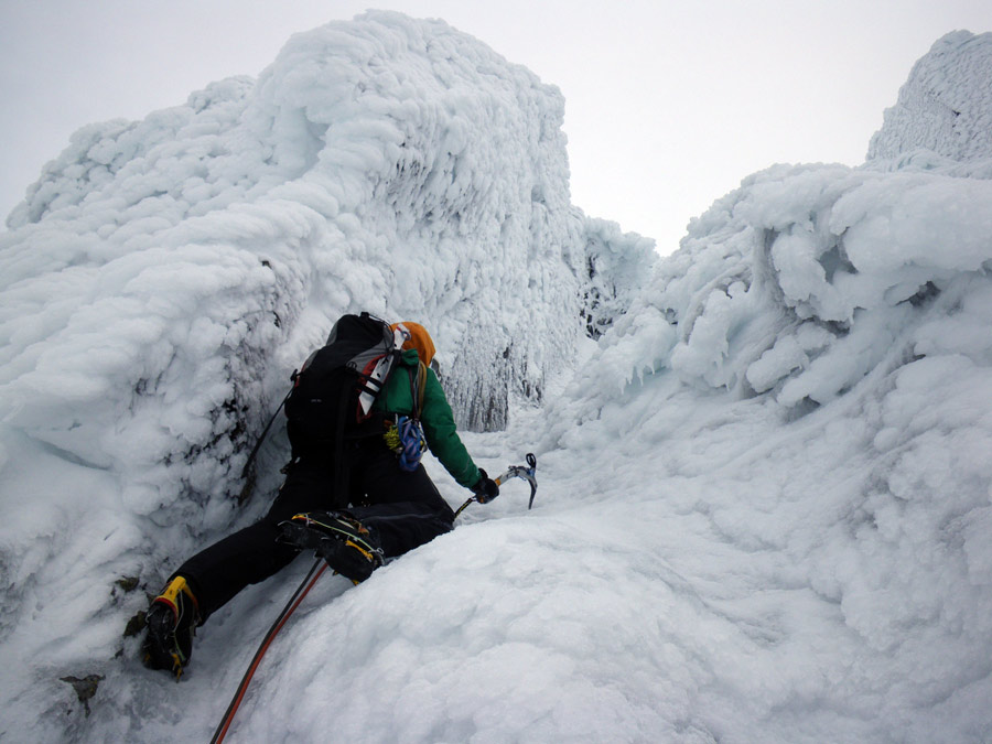 Ice Climbing The Orion Face Ben Nevis Fort William Highlands and