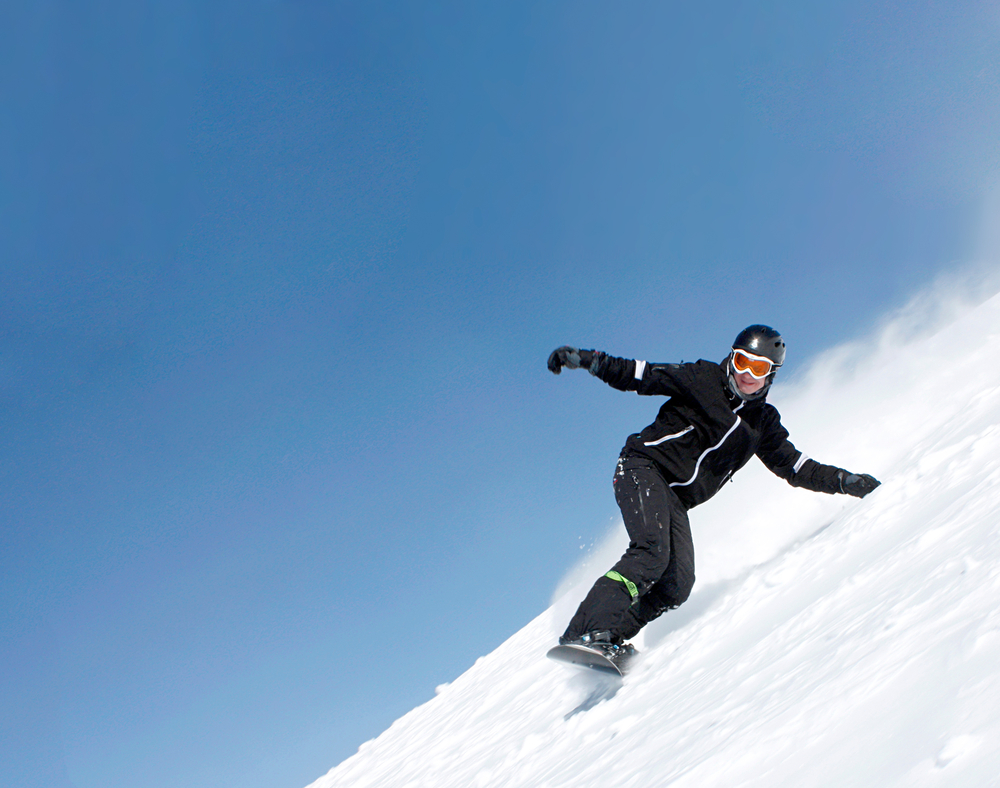 Snowboarding Crystal Mountain Resort West Kelowna British Columbia Canada