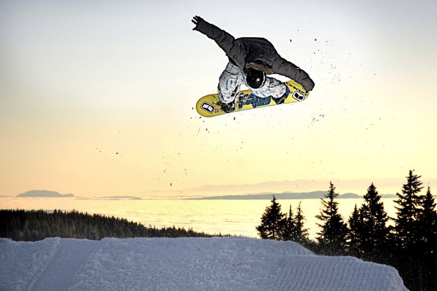 Snowboarding Cypress Mountain West Vancouver British Columbia Canada