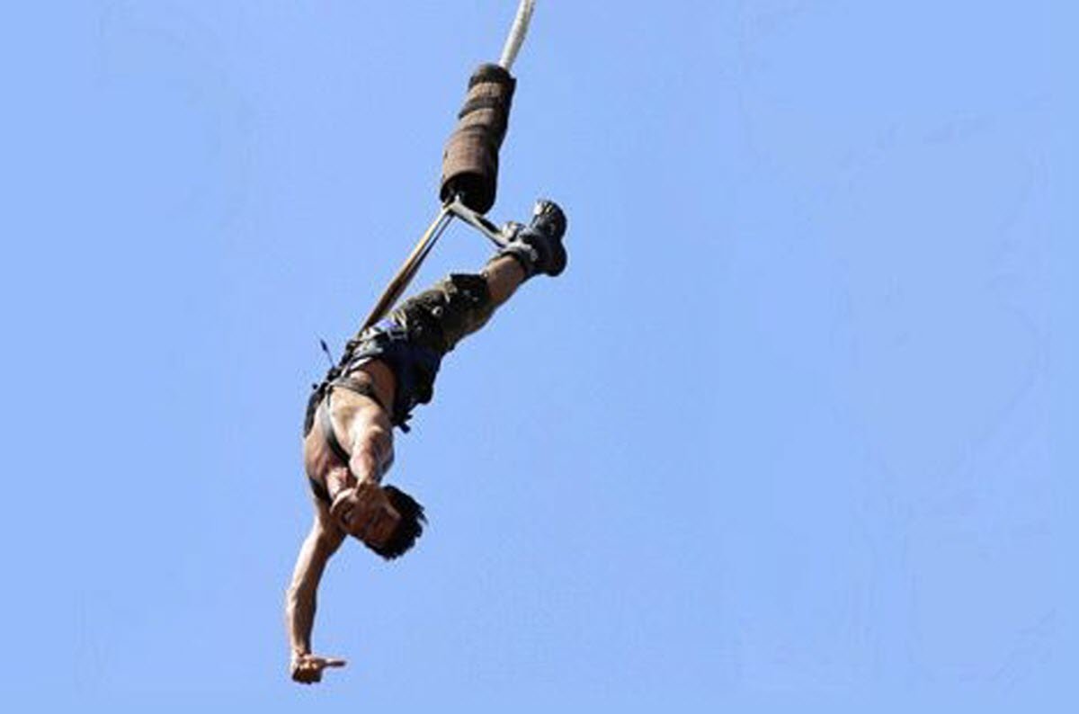 Bungee Jumping Duisburg Dusseldorf North Rhine Westphalia Germany