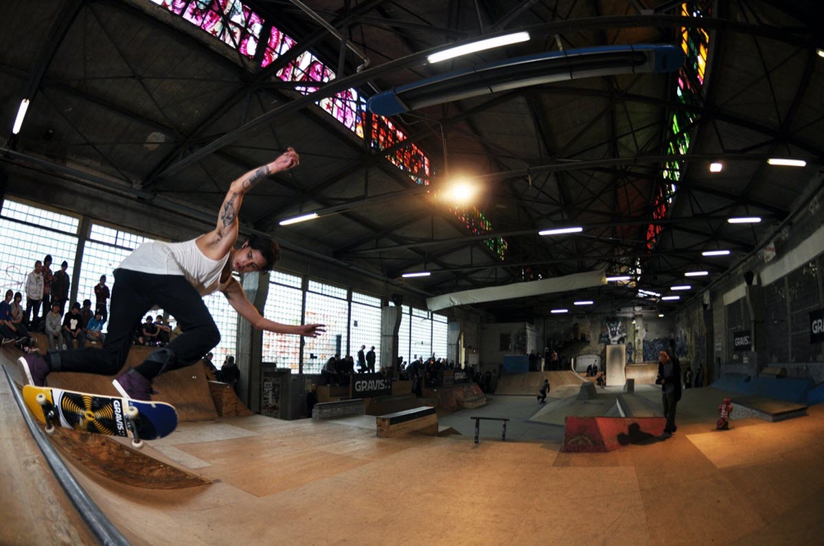 Skate Boarding Skatehalle Berlin Berlin Germany