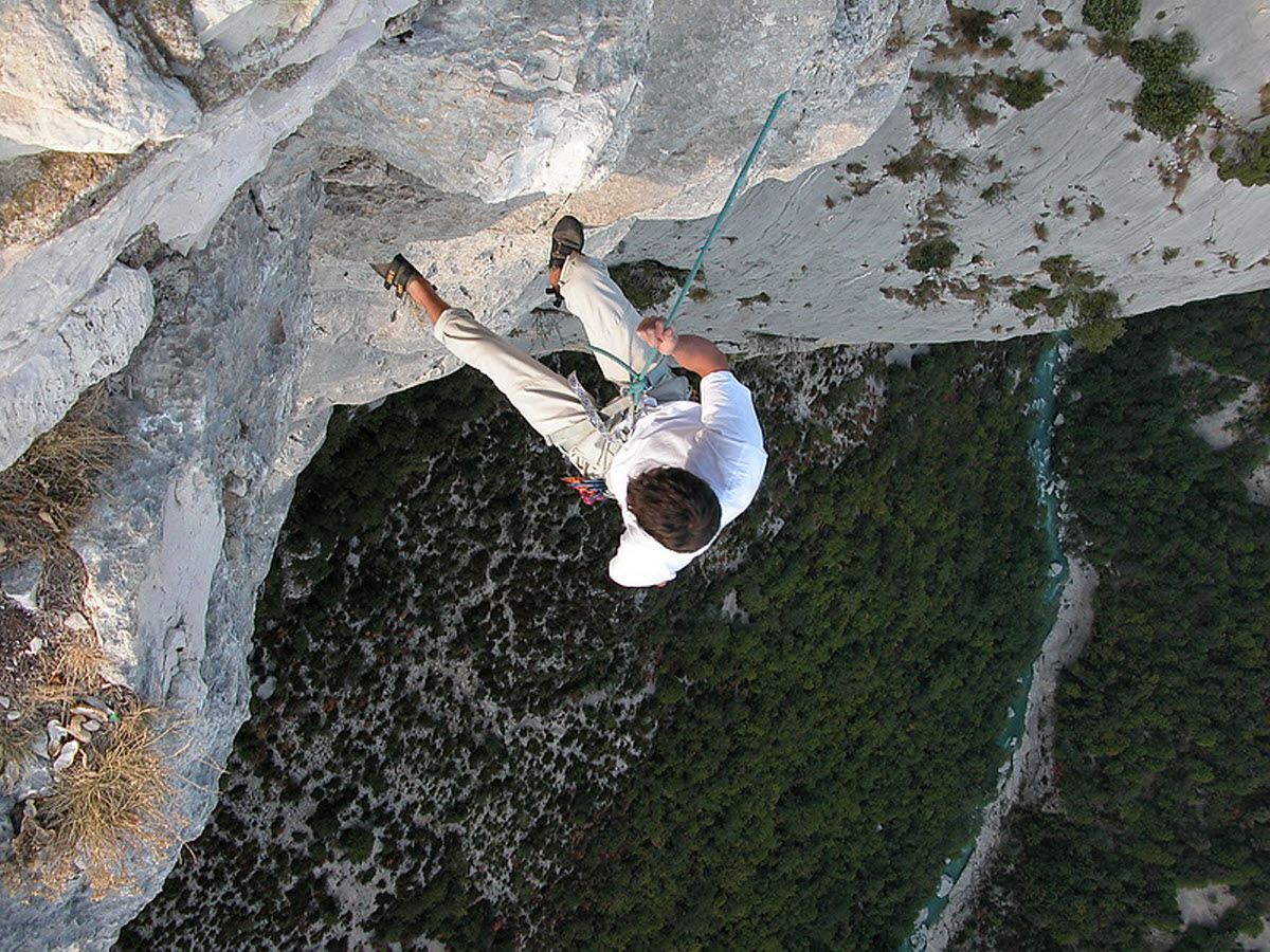 Rock Climbing La Grotte de Peillon Nice Provence Alpes Cote d'Azur France