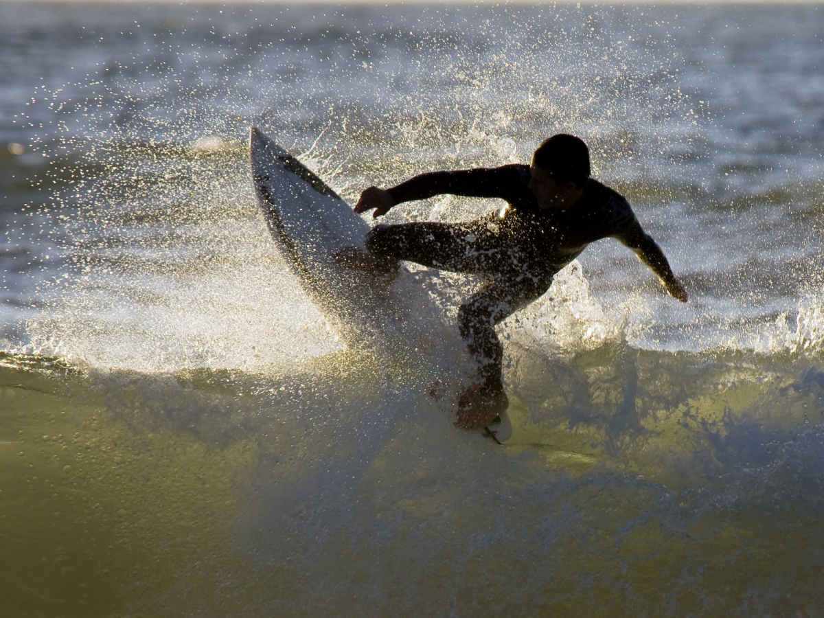 Surfing Bradenton Beach Tampa Florida USA