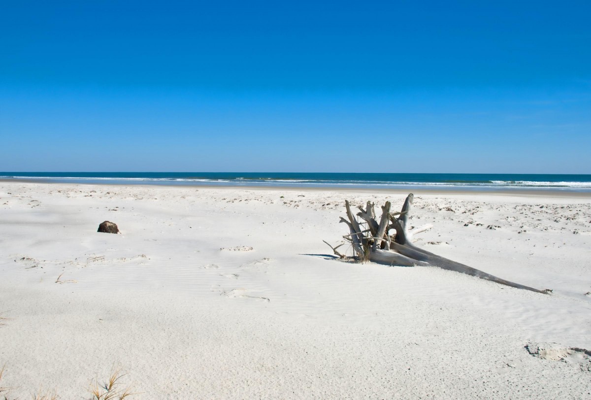 Surfing Little Talbot Island Jacksonville Florida USA