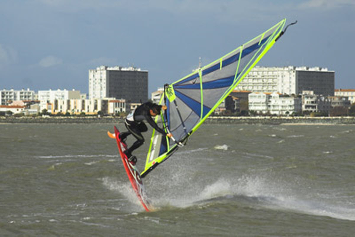 Wind Surfing Aytre Lopette Beach La Rochelle Poitou Charentes France