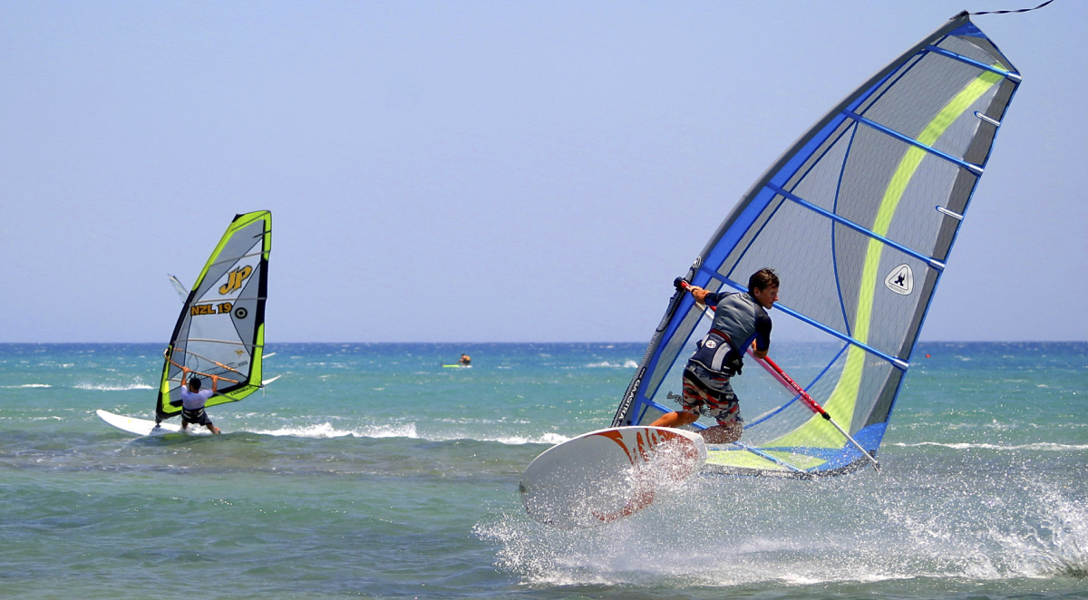 Wind Surfing Sunset Beach Tampa Florida USA