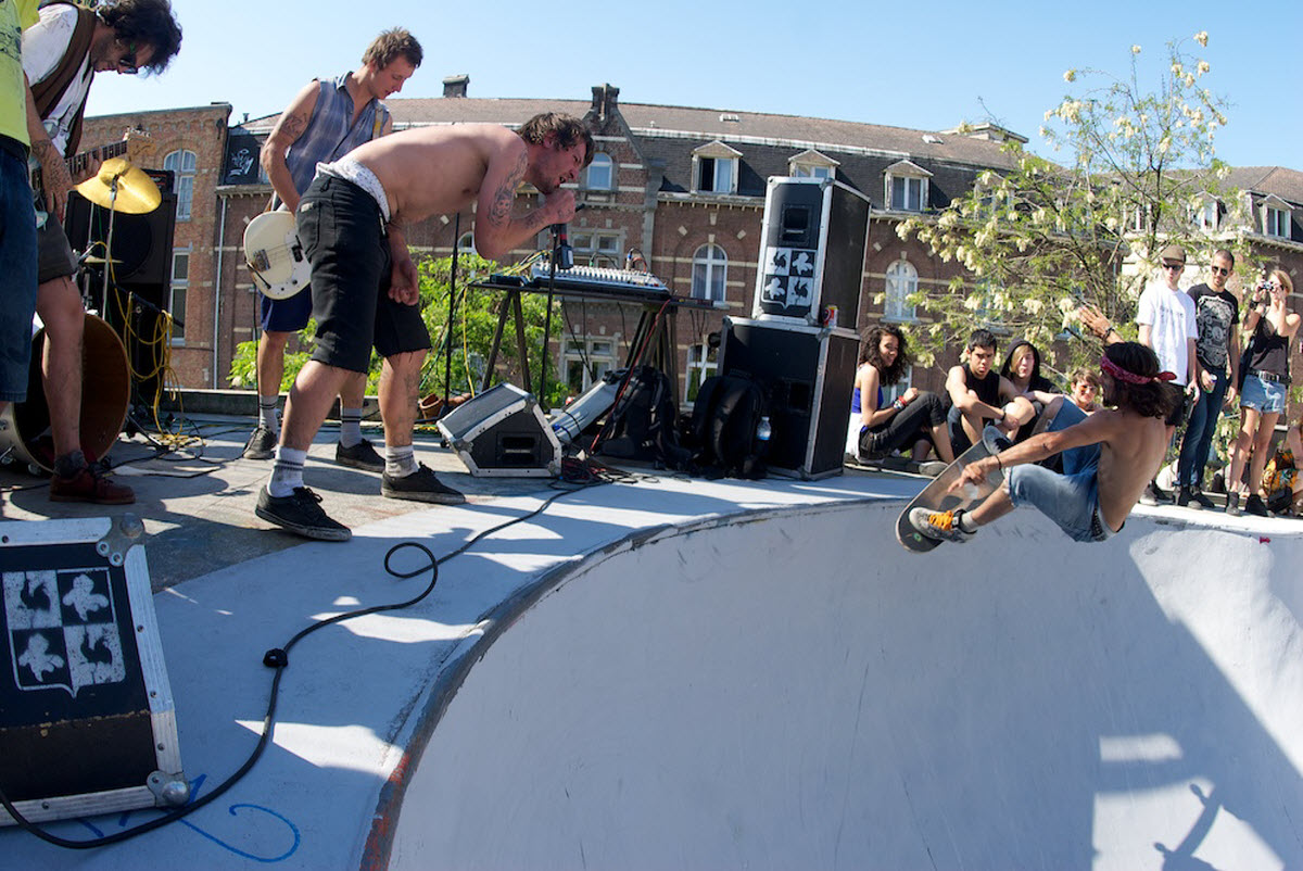 Skate Boarding Skatepark des Ursulines Brussels Capital Region Belgium