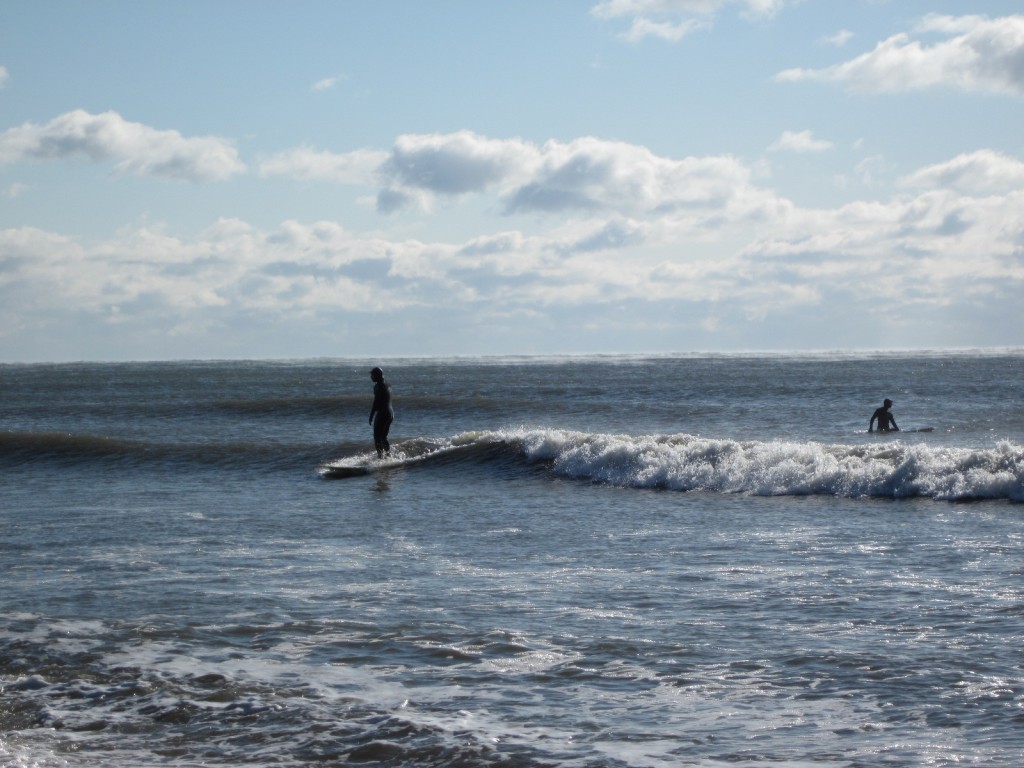 Surfing Ditch Plains Beach Montauk New York USA