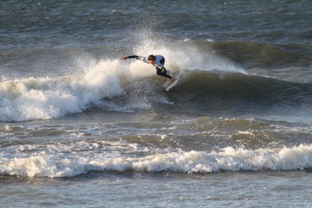 Surfing Ditch Plains Beach Montauk New York USA