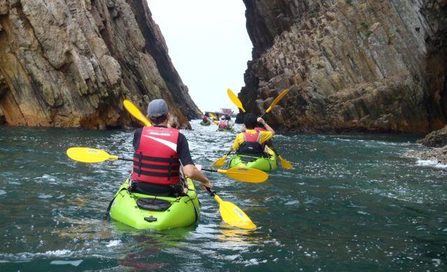 Kayaking Ung Kong Islands Hong Kong South Central China Kayaking Ung Kong Islands Hong Kong South Central China