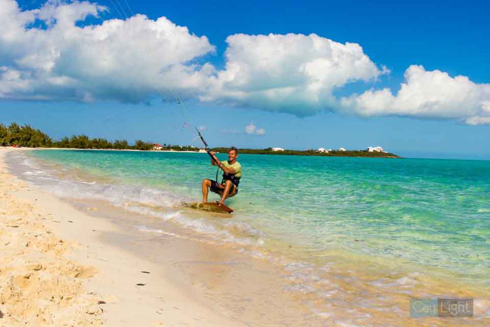 Kiteboarding Long Bay Providenciales Turks Caicos Islands