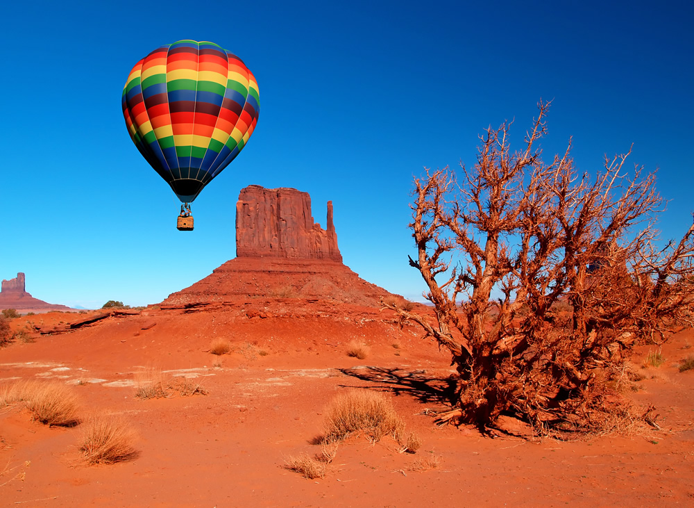 Hot Air Ballooning Monument Valley Kayenta Arizona USA