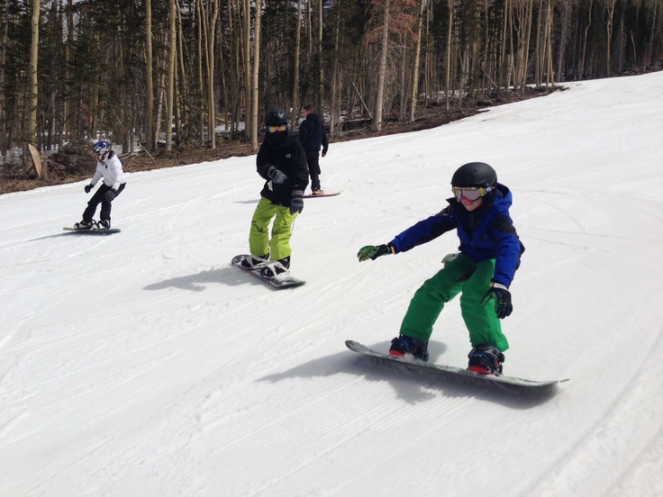 Snowboarding Arizona Snowbowl Flagstaff Arizona USA