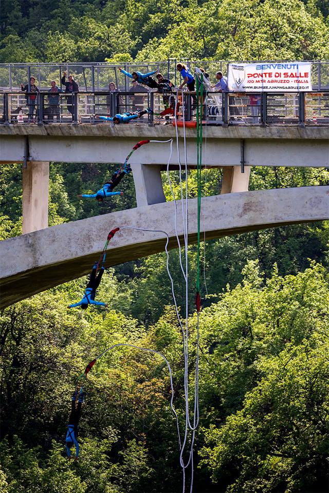 Bungee Jumping Salle Bridge Pescara Abruzzo Italy