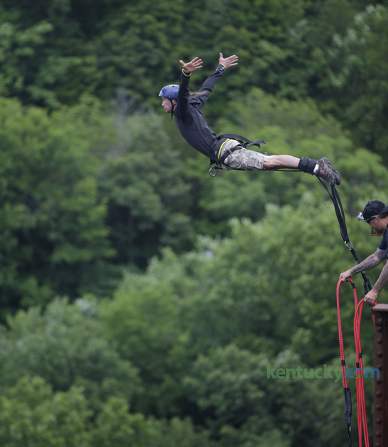 Bungee Jumping Young's High Bridge Anderson County Kentucky USA