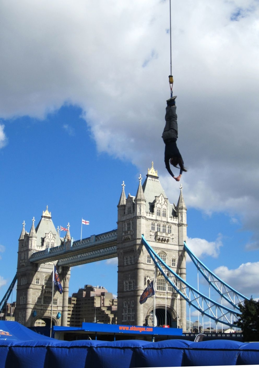 Bungee Jumping the O2 Arena London United Kingdom