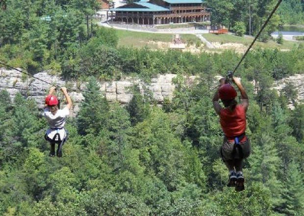 "Newquay Ziplining"