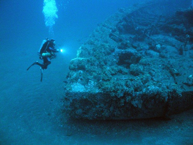 "Scuba Diving Zanoni Shipwreck"