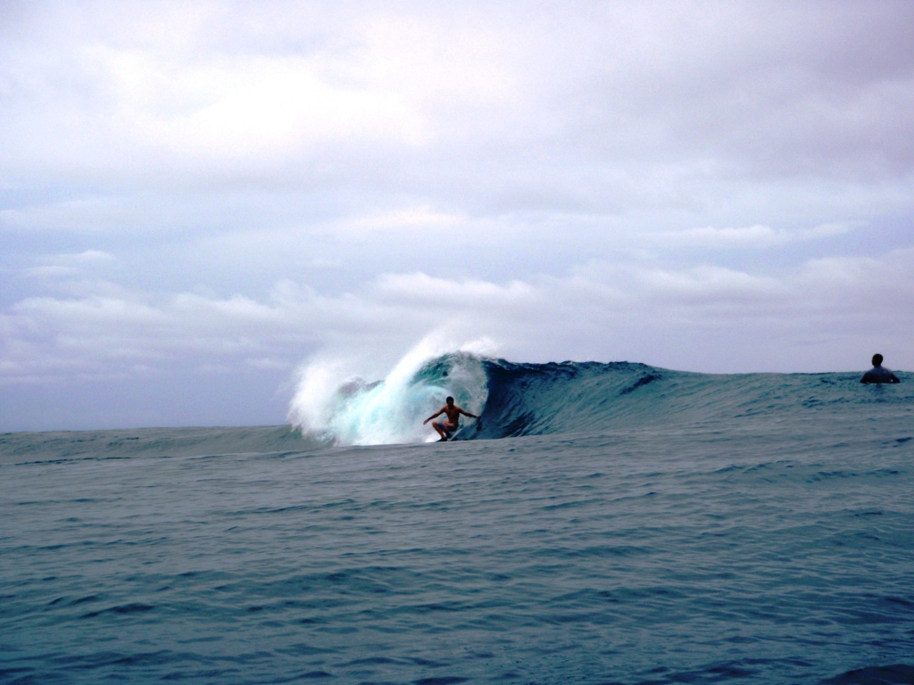 Surfing Pondalowie Bay Yorke Peninsula South Australia Australia