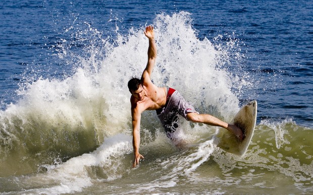 "Surfing Pondalowie Bay"