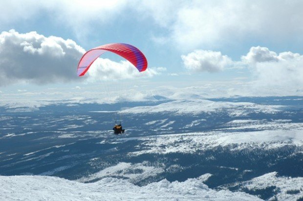 "Paragliding in Åre"