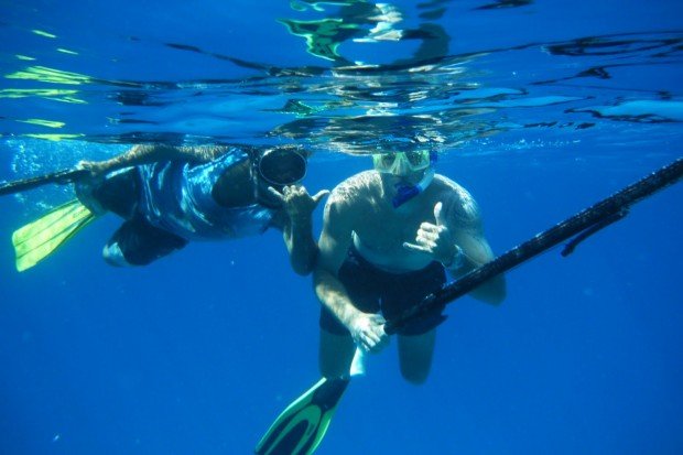 "Spearfishing Wallaroo Jetty"