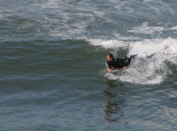 "Carlsbad State Beach Bodyboarder"