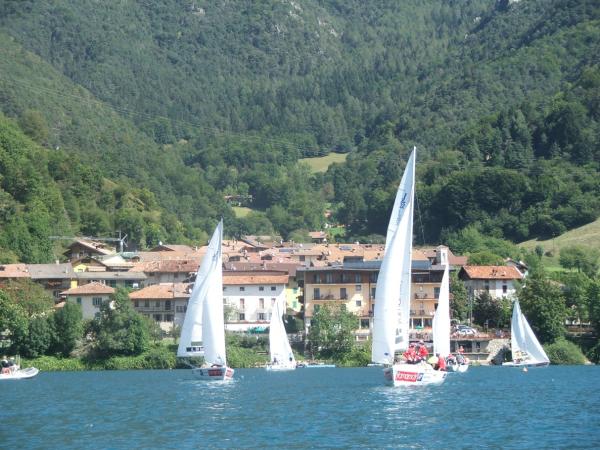 "Sailing in Ledro lake"