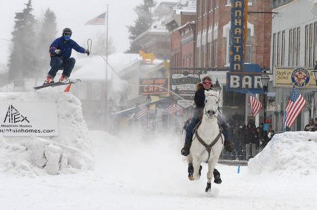 "Ski Joring at Whistler"