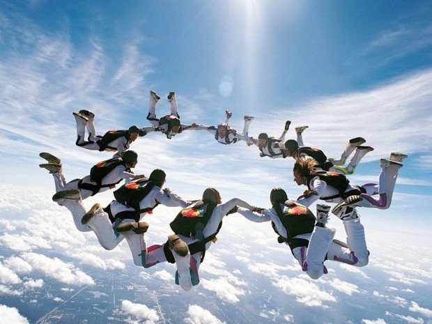 "Skydiving at Juiz de Fora"