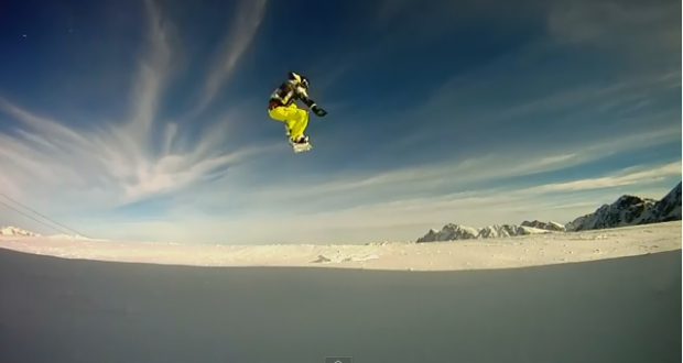 "Snowboarding in Kronplatz"