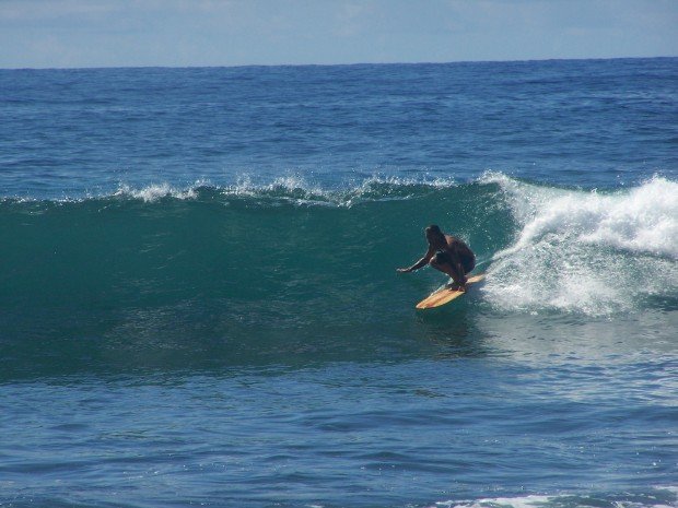"Surfing Pohoiki-Bay"