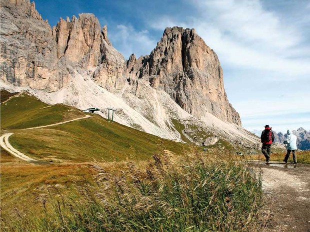 "Trekking at Dolomiti di Brenta mountain group"