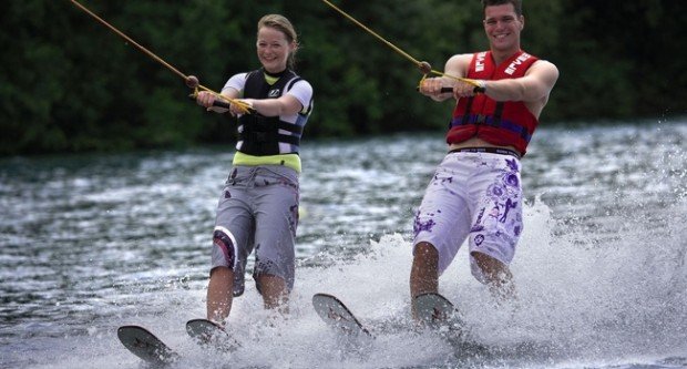 "Waterskiing at Neuhaus"