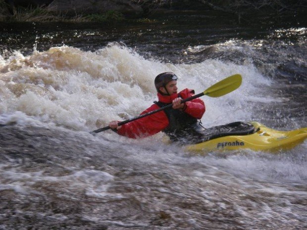 "White-water Kayaking, River Findhorn"
