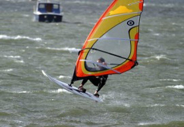 "Wind Surfing at Egypt Beach"