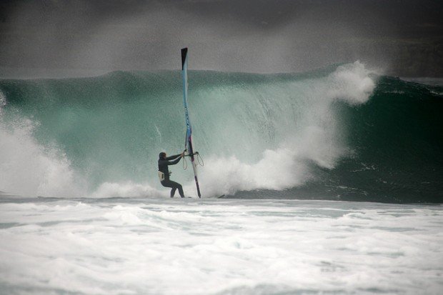 "Windsurfing at Thurso"