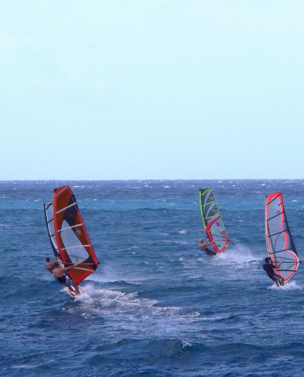 "Hardings beach, Catham wind surfing"