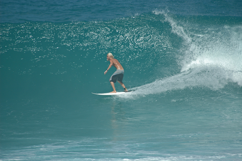 Surfing Hookipa Beach Kahului Hawaii USA