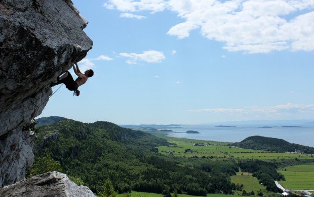 "Kamouraska rock climber"