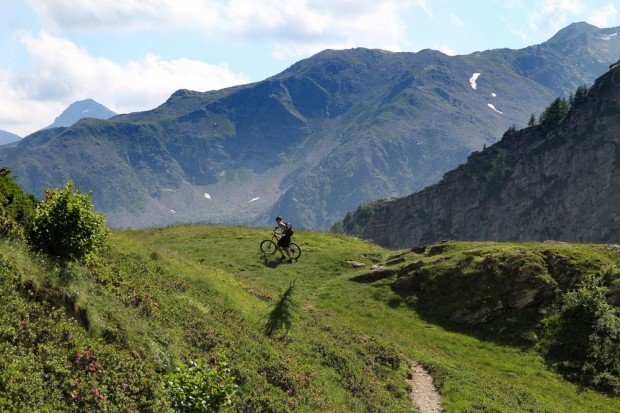 "Mountain biking outdoor"
